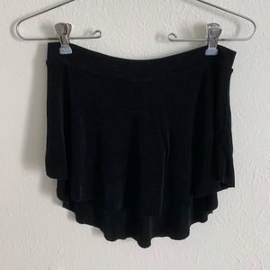 Black Bullet Pointe Skirt